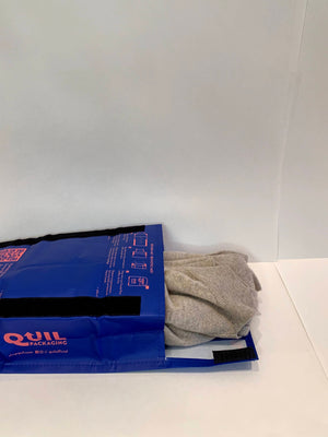The QUIL small reusable bag is incredibly easy to pack. And comes with clear instructions on how to return it.